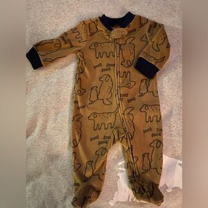 Carters | Fleece pajamas | baby boy 3 mo